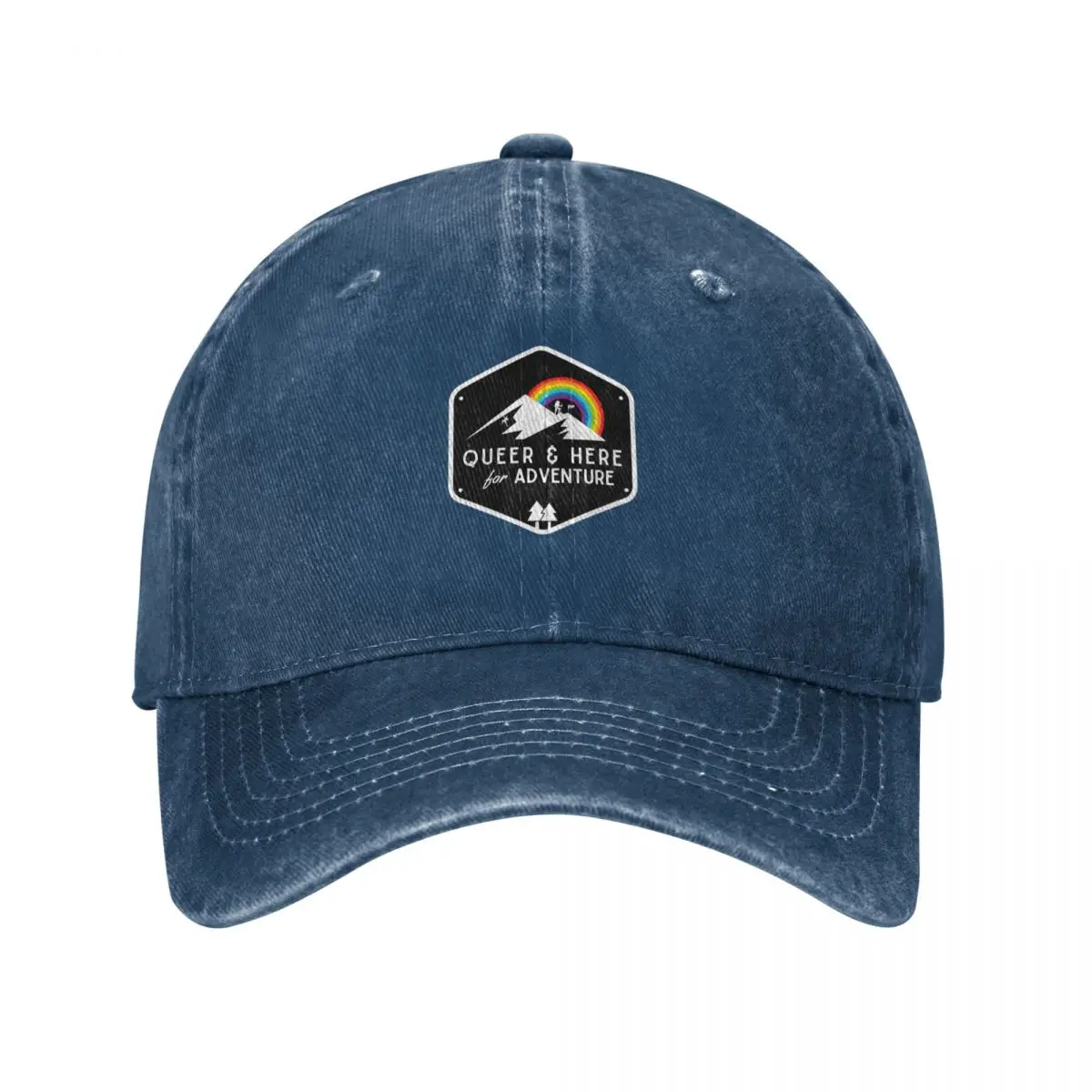 Outdoor Adventure Outlet - Gorra de béisbol Queer & Here