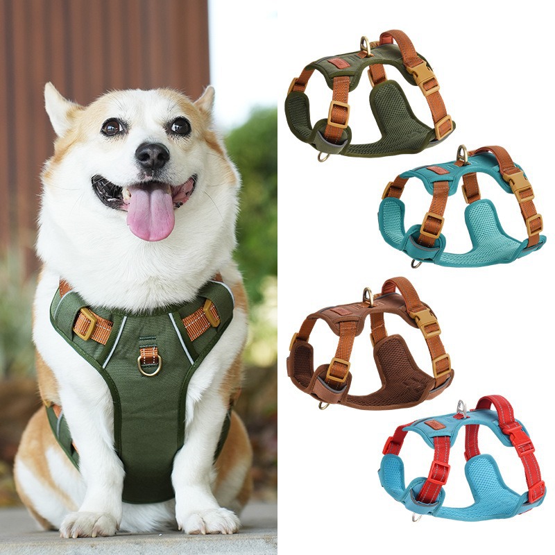 Harness Climbing Adjustable - Arnés Antiescape para Mascotas, Sin Tirones,