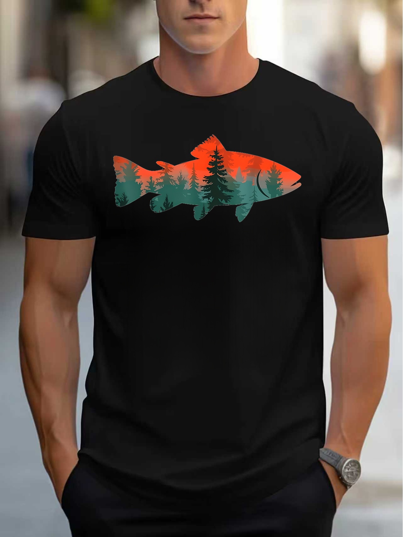 Outdoor Adventure Enthusiast - Camiseta para Hombre Inspirada en la