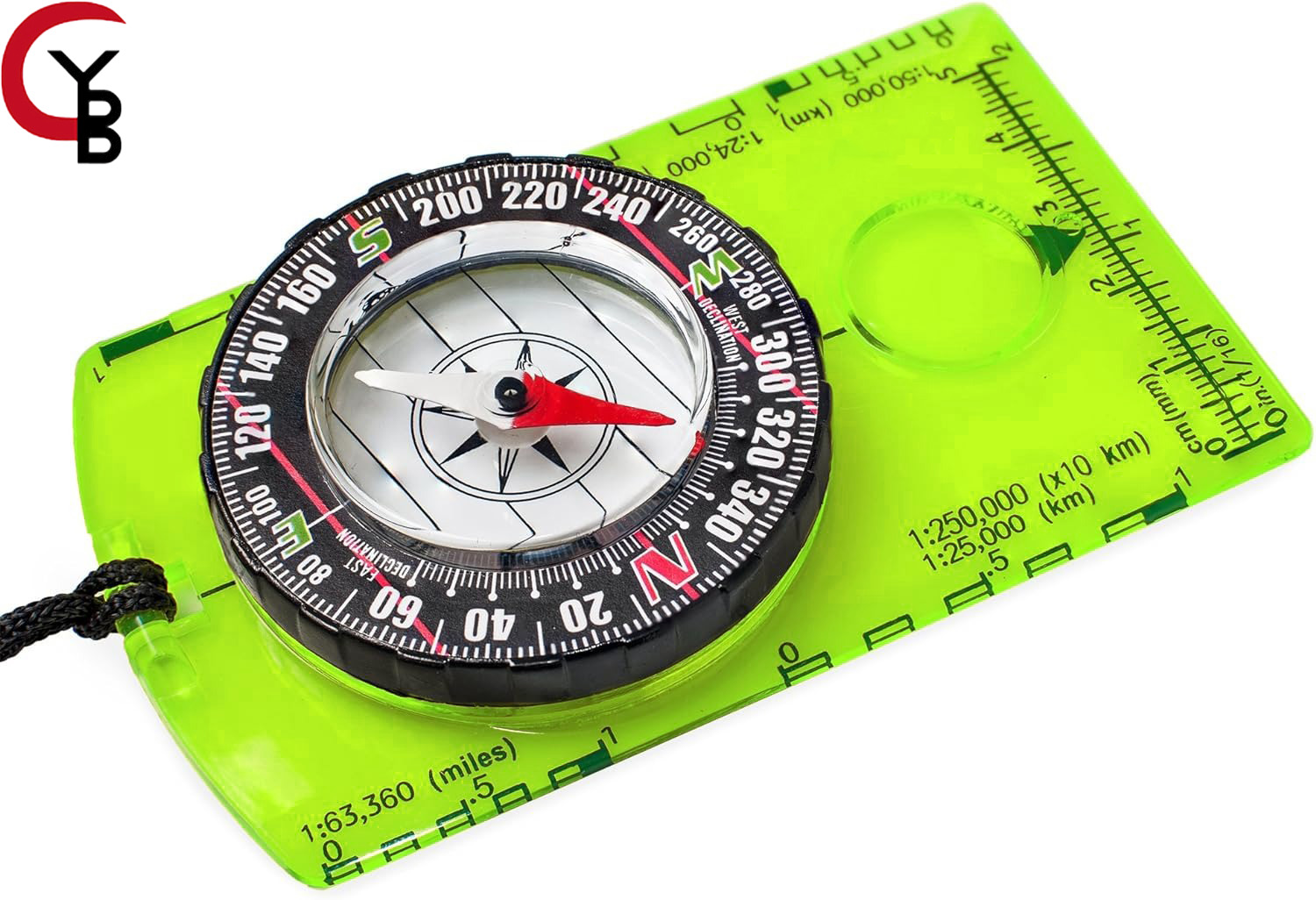 Map Compass Orienteering - Brújula de Orientación YANBIGUO para Senderismo
