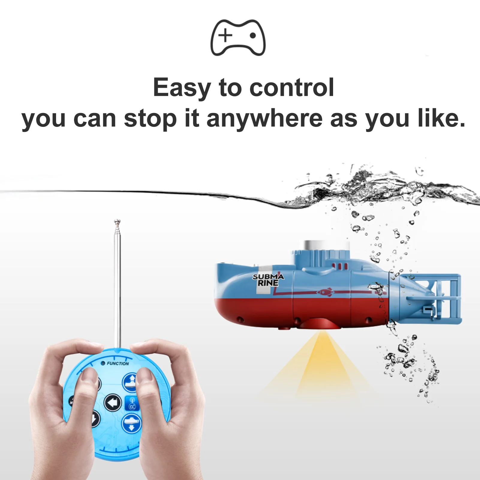 Mini Submarino RC de Simulació - Outdoor Adventure Toys For Kids reseña y precio