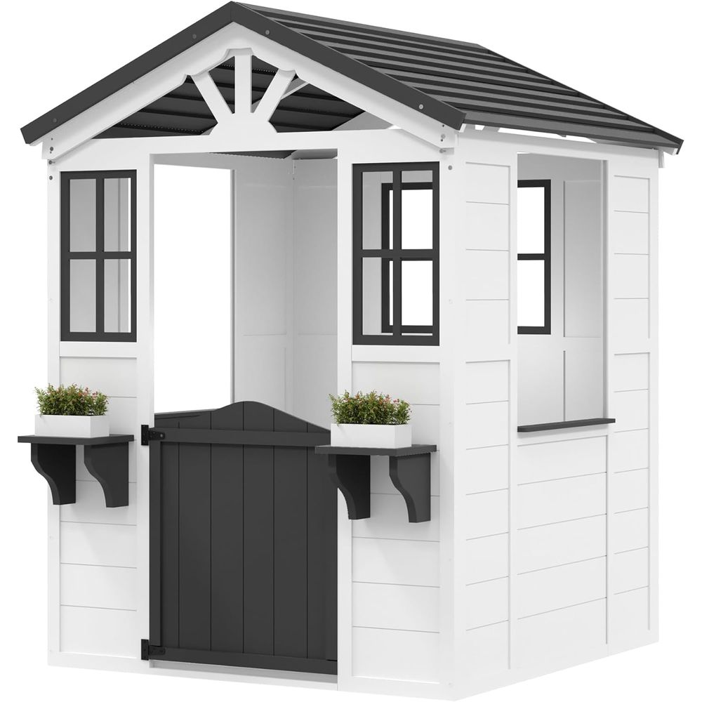 Casita de juegos de madera Gar - Outdoor Adventure For Toddlers reseña y precio