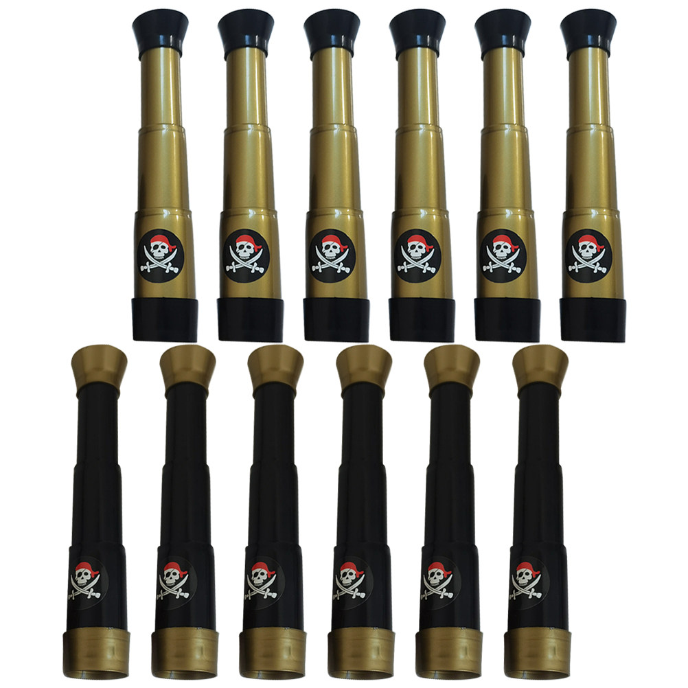 Juego de 12 Telescopios Pirata - Outdoor Adventure Toys For Kids reseña y precio