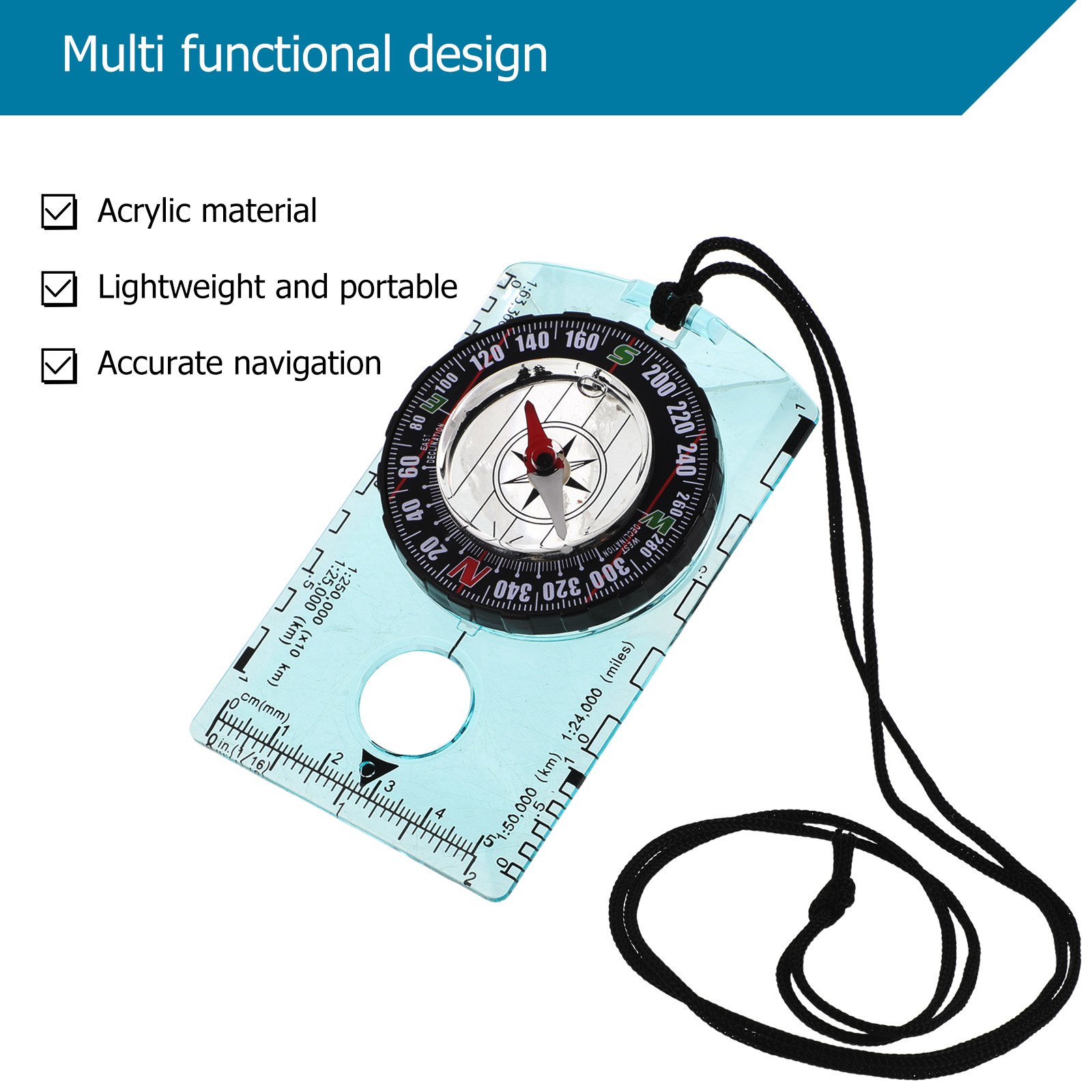 Brújula para Senderismo y Camp - Map Compass Orienteering reseña y precio