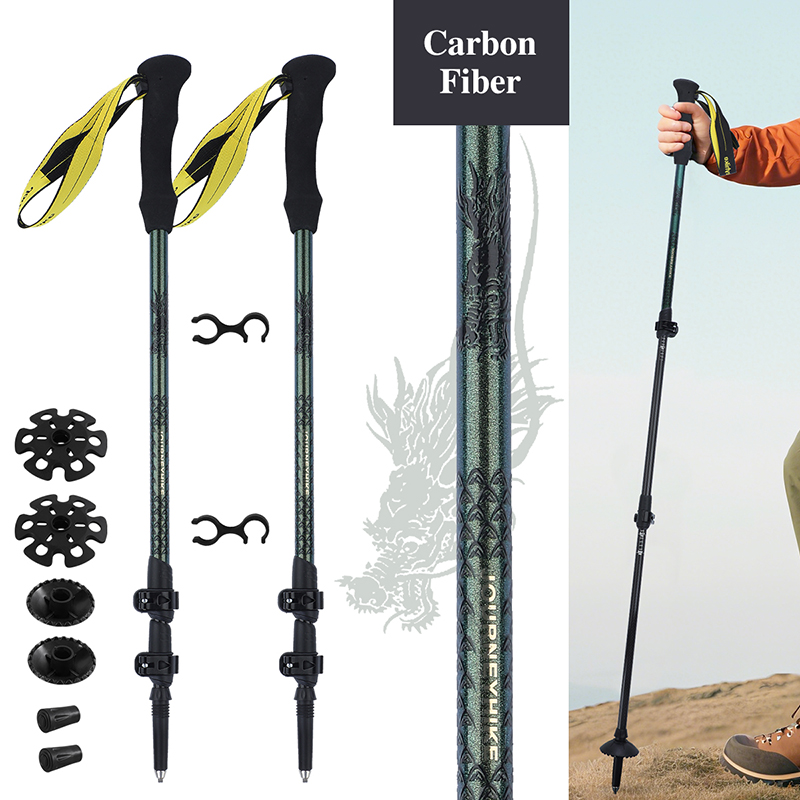 Bastón de Senderismo de Fibra  - Trekking Pole Carbon reseña y precio