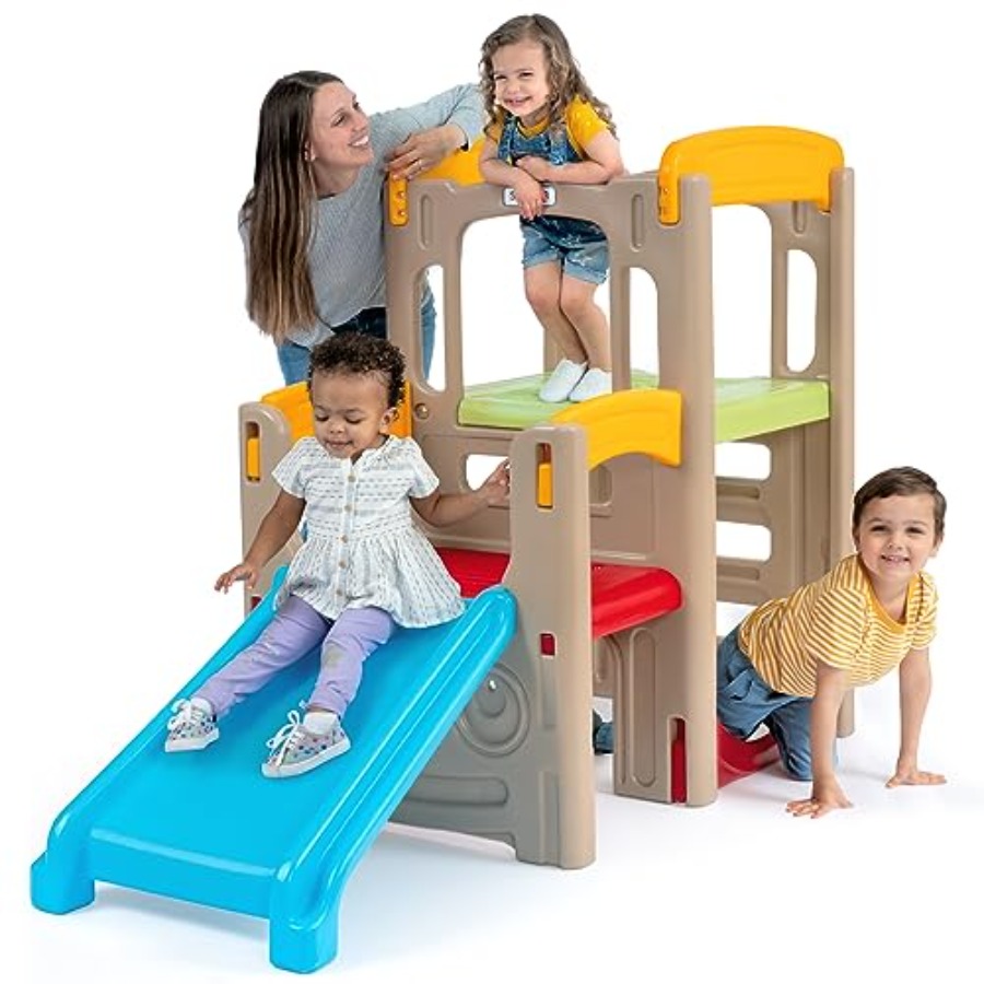 Juego de escalada y tobogán Yo - Outdoor Adventure For Toddlers reseña y precio