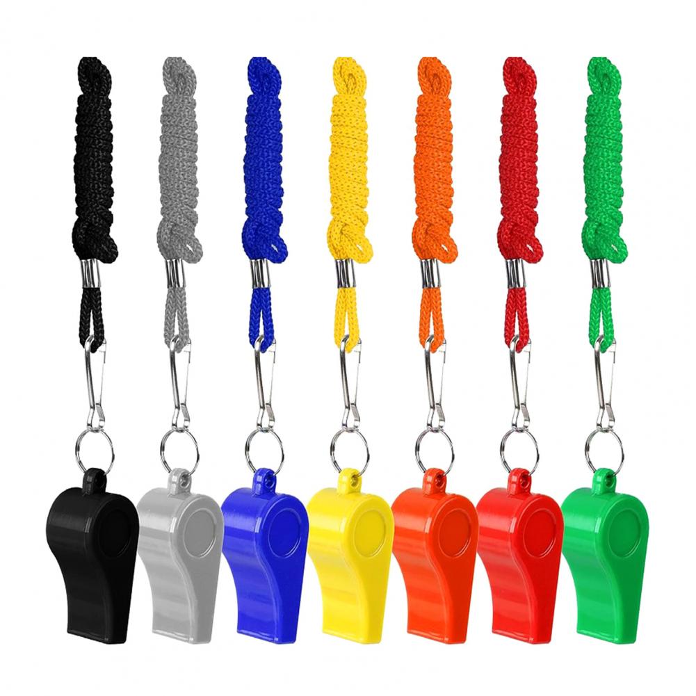 Silbatos de plástico con cordo - Emergency Whistle Pea reseña y precio