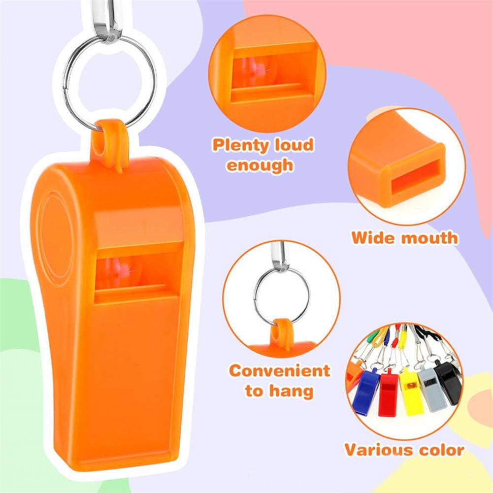 Silbatos de plástico con cordo - Emergency Whistle Pea reseña y precio