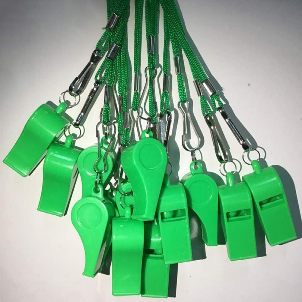 Silbatos de plástico con cordo - Emergency Whistle Pea reseña y precio