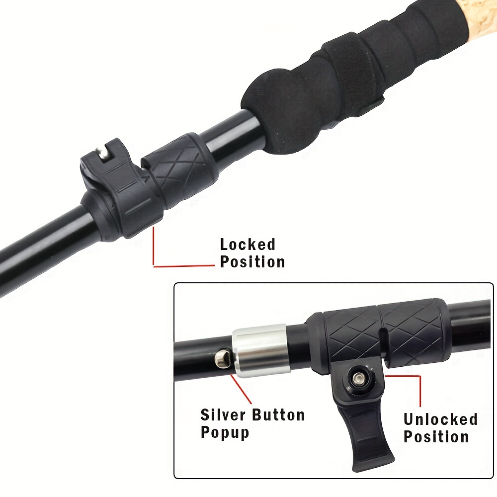 Bastones de senderismo ultra f - Trekking Pole Carbon reseña y precio