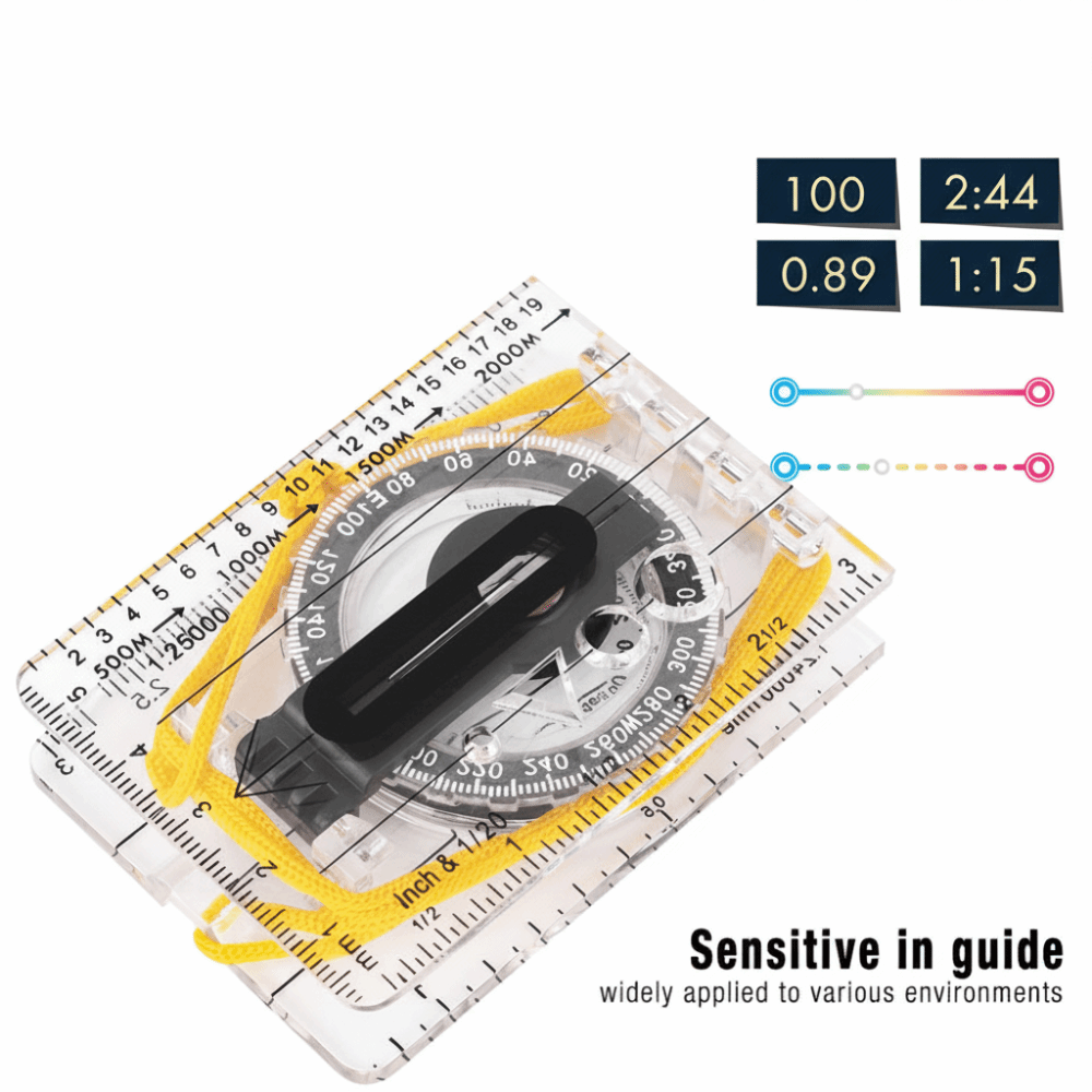 Brújula de Orientación Durader - Map Compass Orienteering reseña y precio