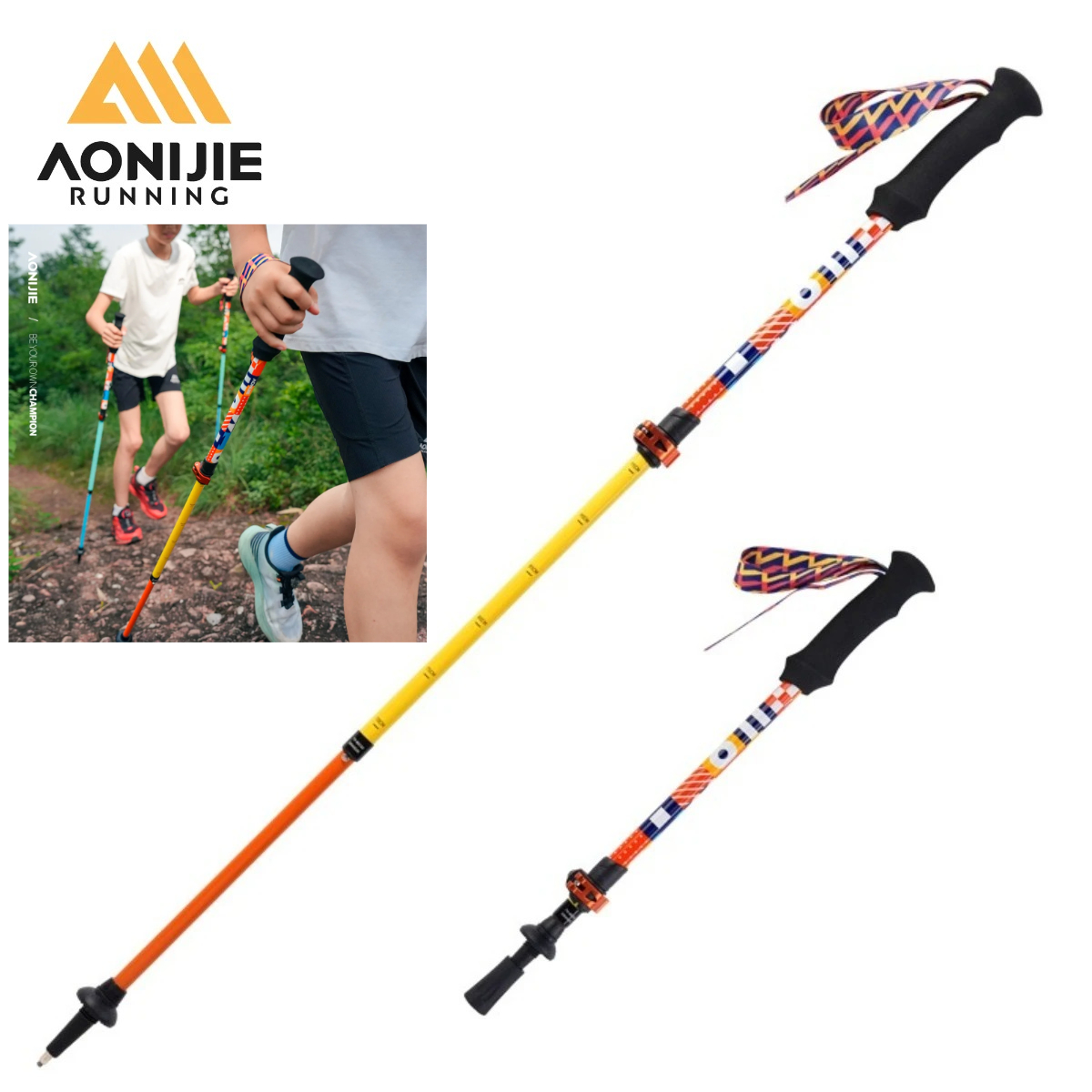 2PCS AONIJIE E4245 Bastones de - Trekking Pole Carbon reseña y precio